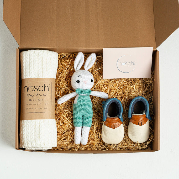 Jules Organic Baby Boy Gift Box - 3 Pieces