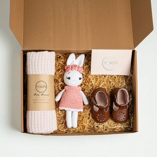 Kayla Organic Baby Girl Geschenkbox - 3 Stück
