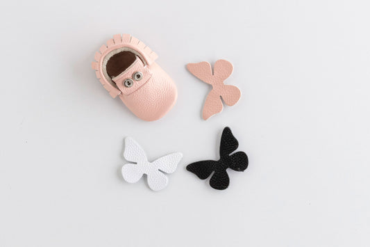 Pastellrosa-Baby-Olivia-Bogen-Mädchen-Schuhe