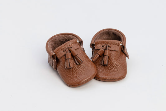 Brown Baby Arlo Tassel Boy Shoes