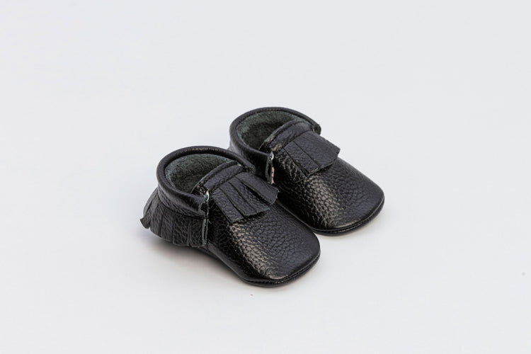 Black Baby Jules Unisex Fringe Classics Shoes
