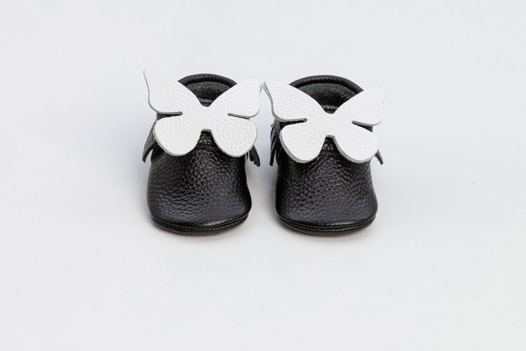 Black Baby Olivia Bow Girl Shoes