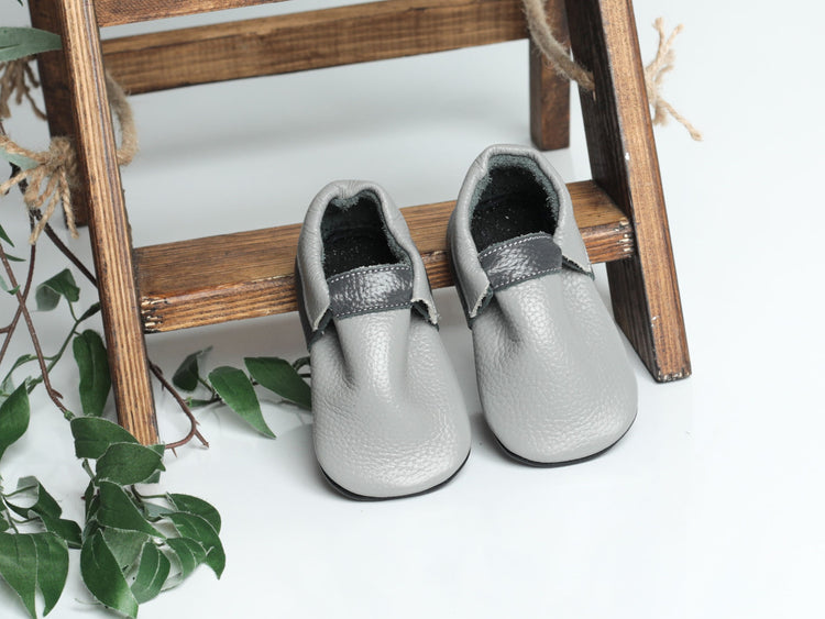 Gray Baby Eliah Boy Shoes Classic