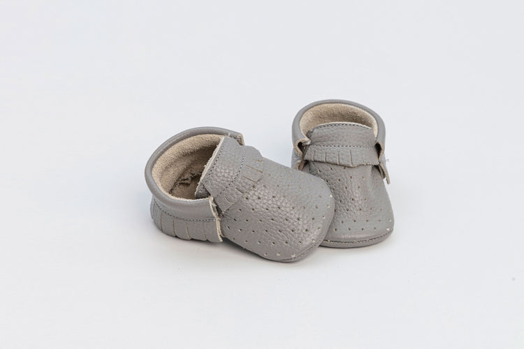 Gray Baby Riley Unisex Classic Shoes