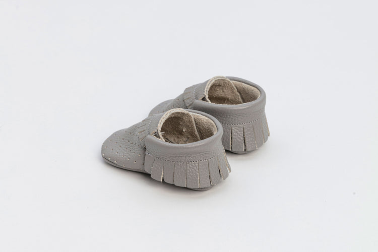 Gray Baby Riley Unisex Classic Shoes