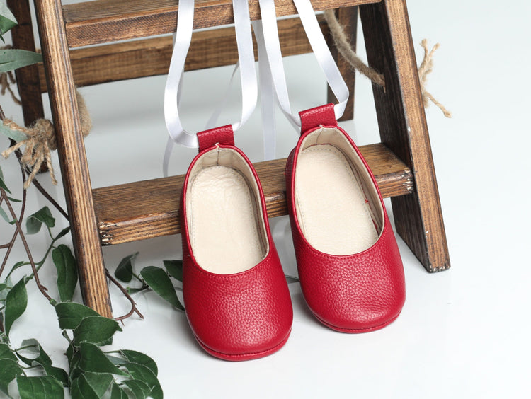 Red Baby Ayla Ballerina Shoes