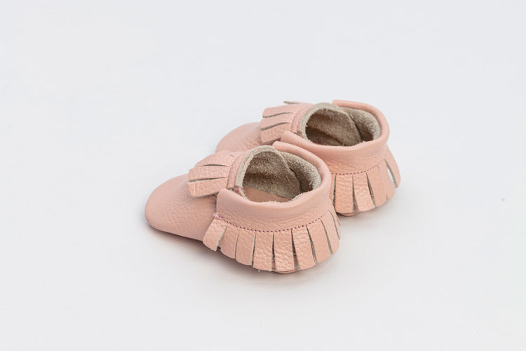 Pastel Pink Baby Jules Unisex Fringe Classics Shoes