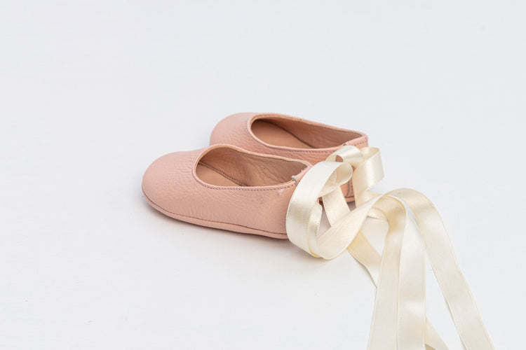Pastel Pink Baby Ayla Ballerina Shoes