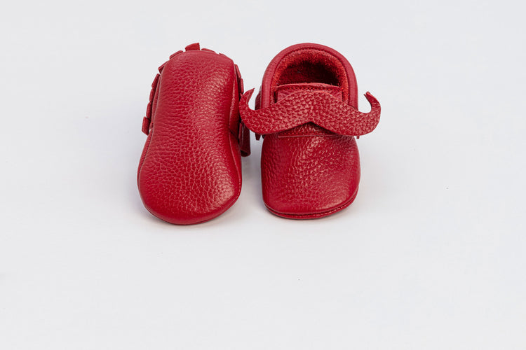 Red Baby Aleo Boy Shoes