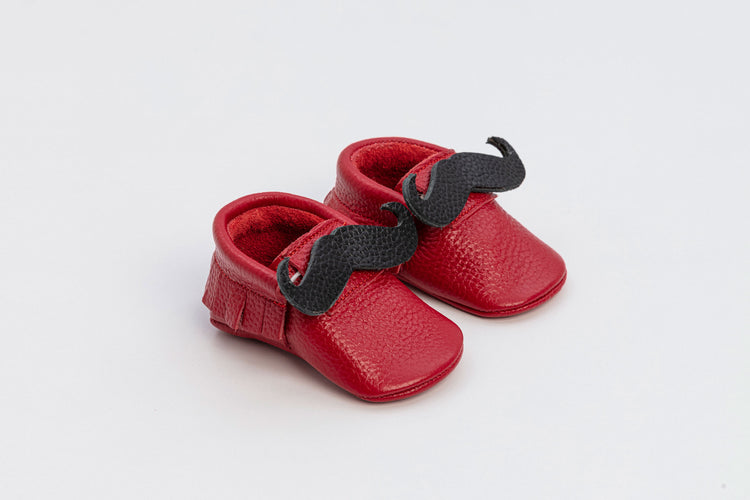 Rote Baby Aleo Jungenschuhe