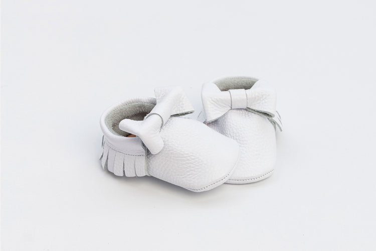White Baby Maya Bow Shoes